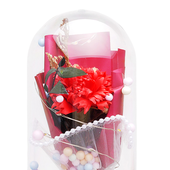 Светильник H03 "Гвоздика" в коробке (красный)