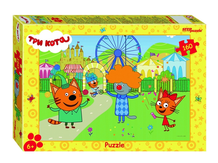 Пазлы 160 "Три кота. Новые истории" (АО "СТС")