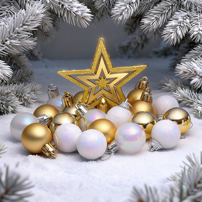 Фото к товару Набор новогодних украшений S2484 "Яркие впечатления" Набор новогодних украшений S2484 "Яркие впечатления"