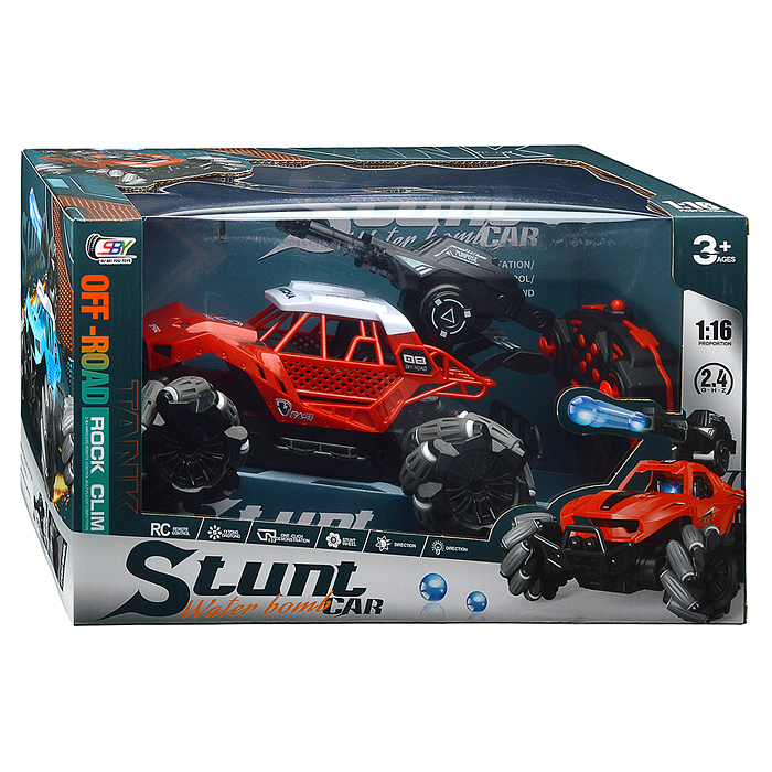 Машина SBY170-1A "Водяной снаряд" р/у, 27 MHz, в коробке