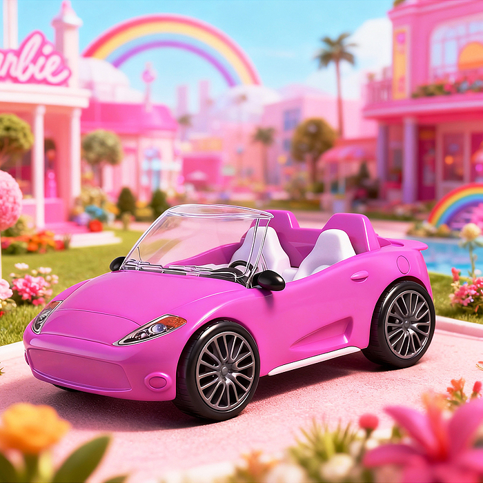 Машина для куклы UT0187-1 "Кабриолет" в коробке