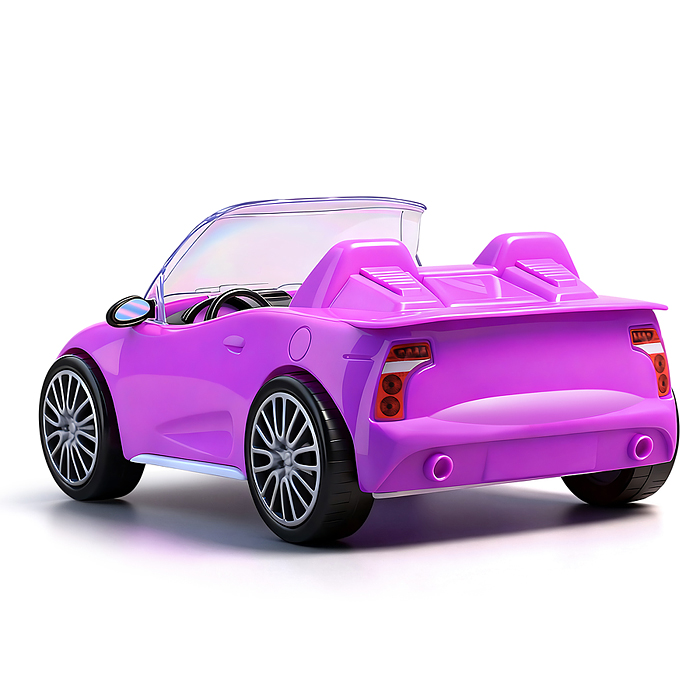 Машина для куклы UT0187-1 "Кабриолет" в коробке