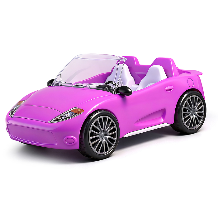 Машина для куклы UT0187-1 "Кабриолет" в коробке