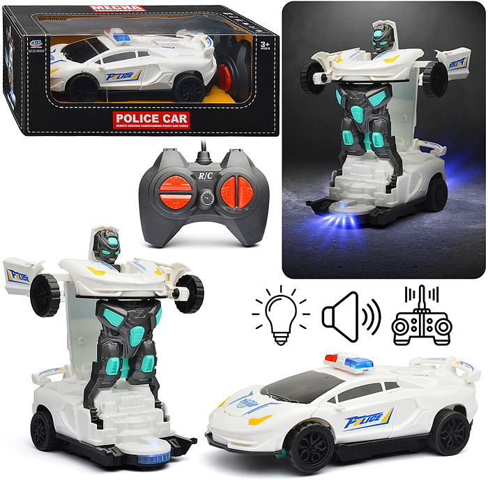 Машина GC169-B42 "Робо полиция" р/у, 27 MHz, в коробке