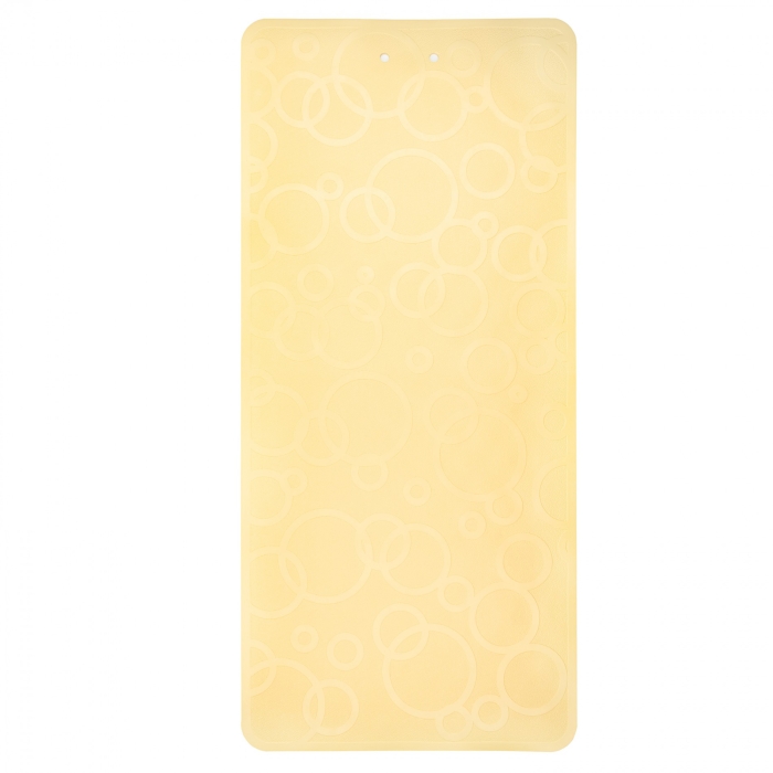 Коврик резиновый для ванны антискользящий 35 x 76см, медовый