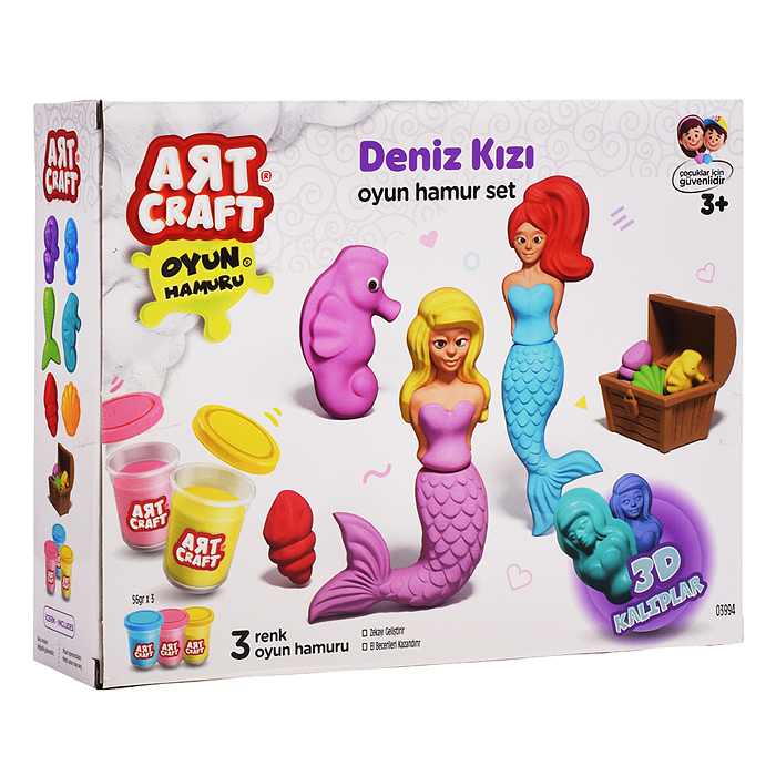 Набор для лепки "Русалки" тесто 3х56г