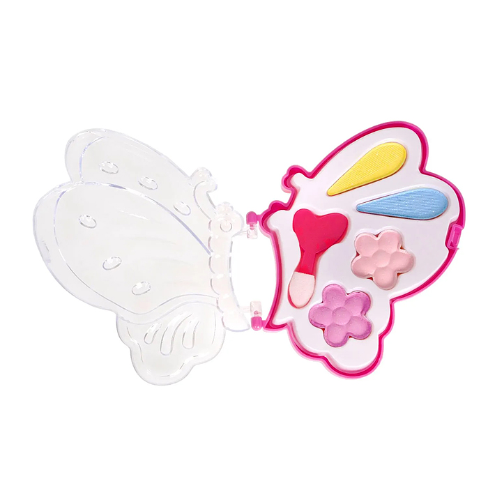 Набор детской декор. косметики BOX 24х15х5х2,5см, бабочка с тенями для век 4 оттенка