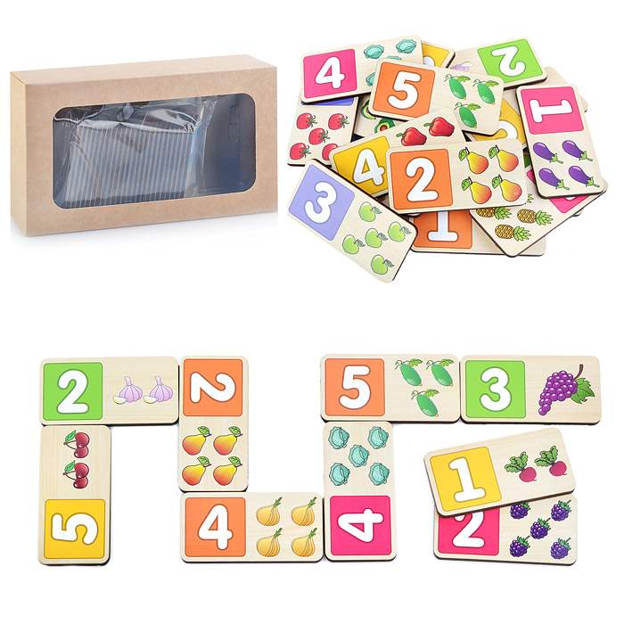 Домино "Фрукты-овощи"