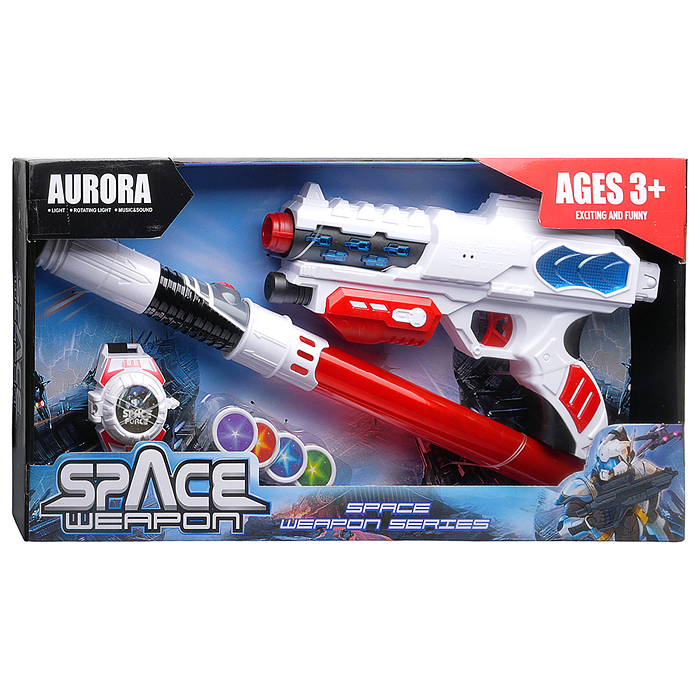 Фото к товару Набор оружия 836-17 "Супер оружие" (свет, звук) на батарейках, в коробке Набор оружия 836-17 "Супер оружие" (свет, звук) на батарейках, в коробке