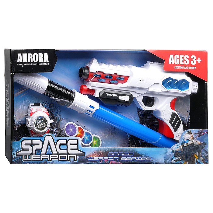 Фото к товару Набор оружия 836-17 "Супер оружие" (свет, звук) на батарейках, в коробке Набор оружия 836-17 "Супер оружие" (свет, звук) на батарейках, в коробке