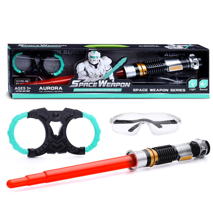 Набор оружия 839-7 "Волшебный меч" (свет, звук) на батарейках, в коробке