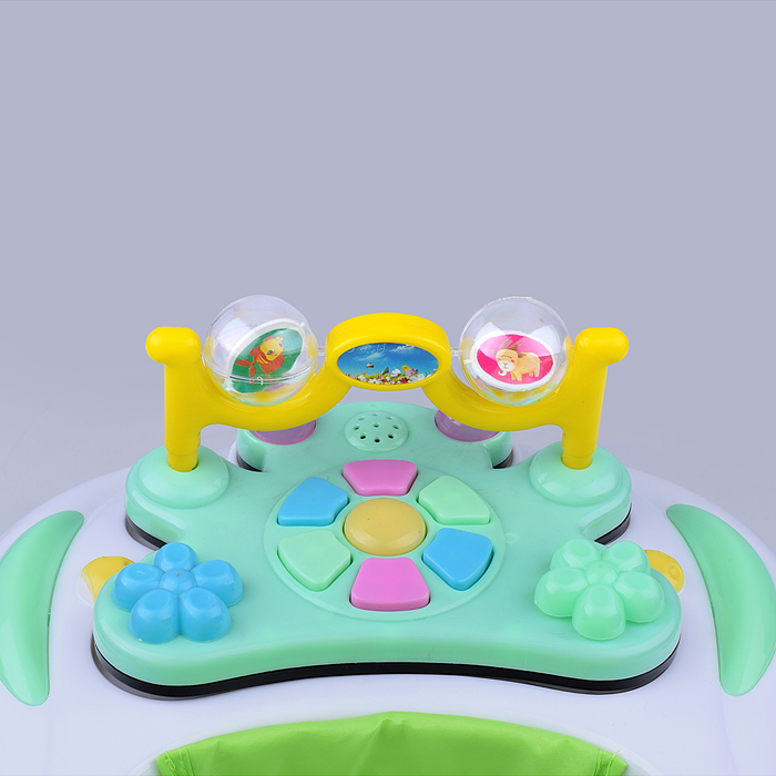 Ходунки 1609-3 "Цветок" (мятный-белый) в пакете