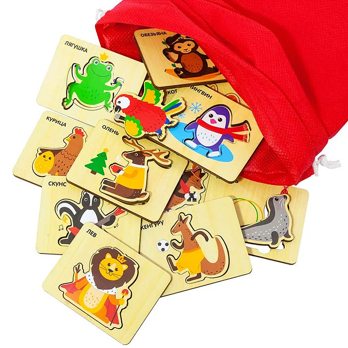 Лото "Веселые зверята" 