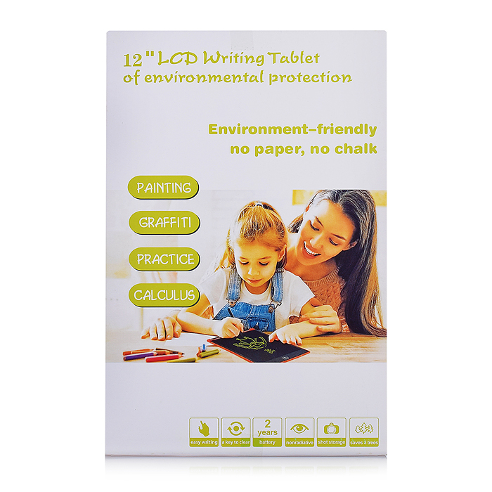 Доска для рисования THL-12 "Учимся рисовать" в коробке