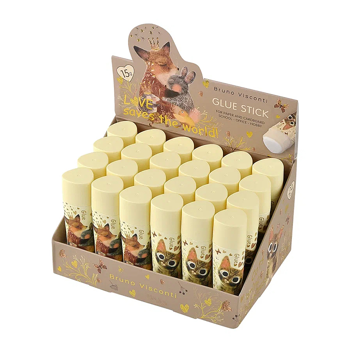 Клей-карандаш на PVP основе "love me" 15 г