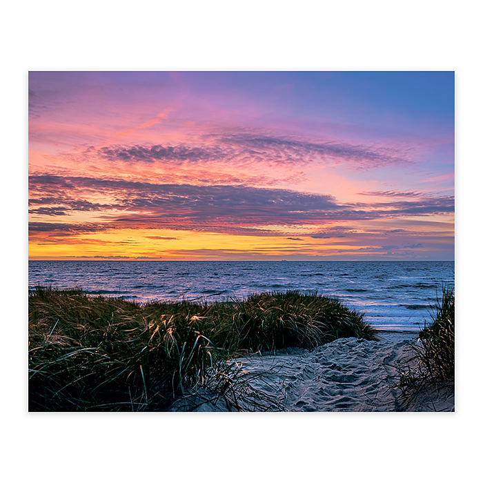 Картина на холсте с подрамником 50х40 "Вечерняя палитра"