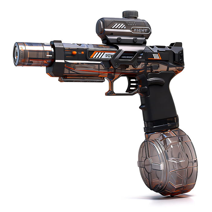 Пистолет 727 "Electric water gun" в коробке