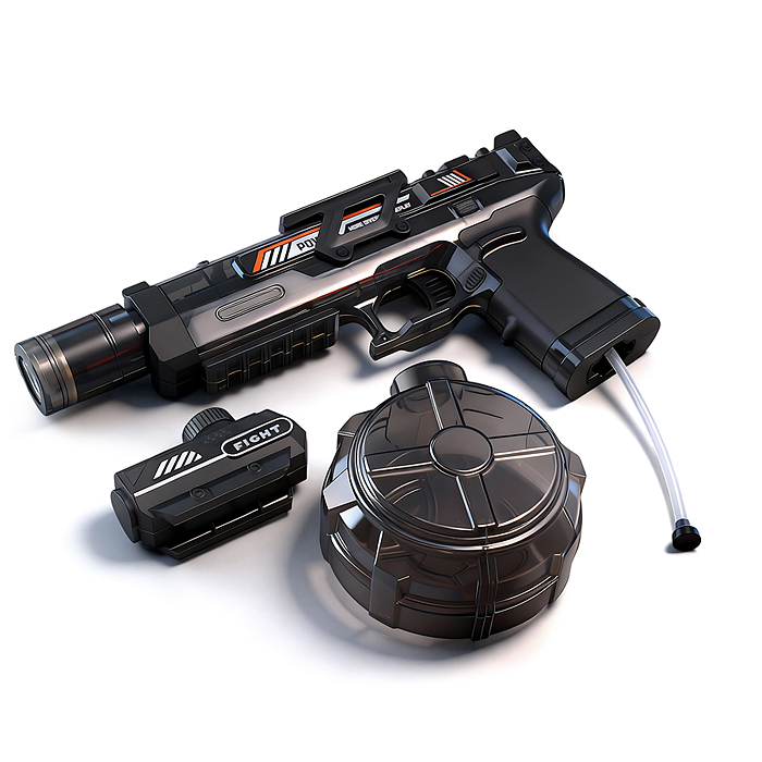 Пистолет 727 "Electric water gun" в коробке