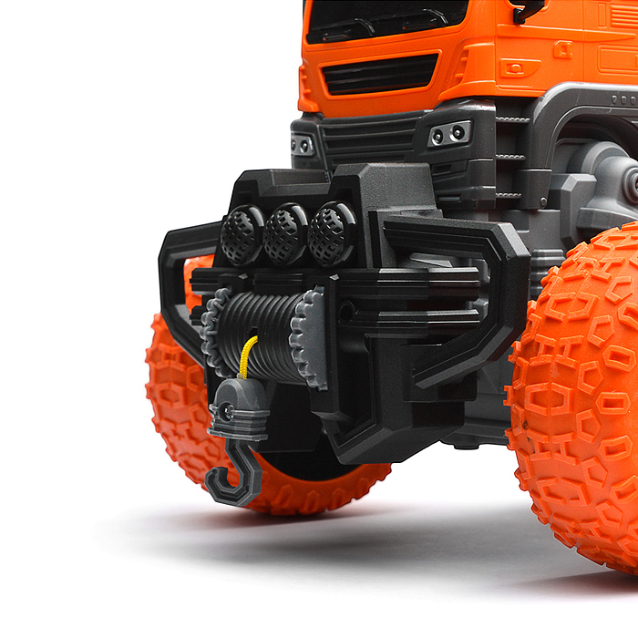 Машина JS103BS "ТехноЛидер" 1:16 (свет, звук) в коробке (цвет оранжевый)