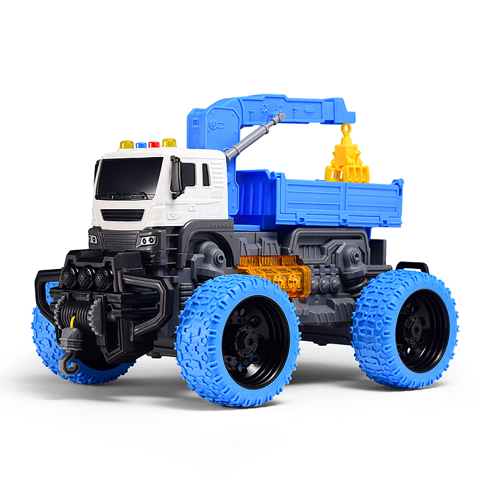 Фото к товару Машина JS116S "МегаСтрой" 1:16 (свет, звук) в коробке (цвет синий) Машина JS116S "МегаСтрой" 1:16 (свет, звук) в коробке (цвет синий)