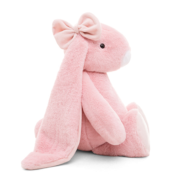 Зайка Молли, 28см сидя, пудровый