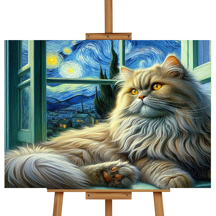 Набор для рисования MKR5040-37 "Картина по номерам 50х40 см. Жизнь кошачья"