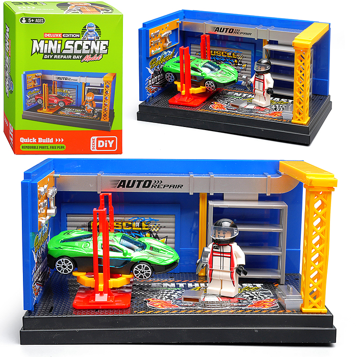 Игровой набор 91700-1 "Автосервис" в коробке