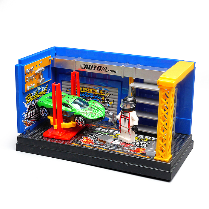 Игровой набор 91700-1 "Автосервис" в коробке