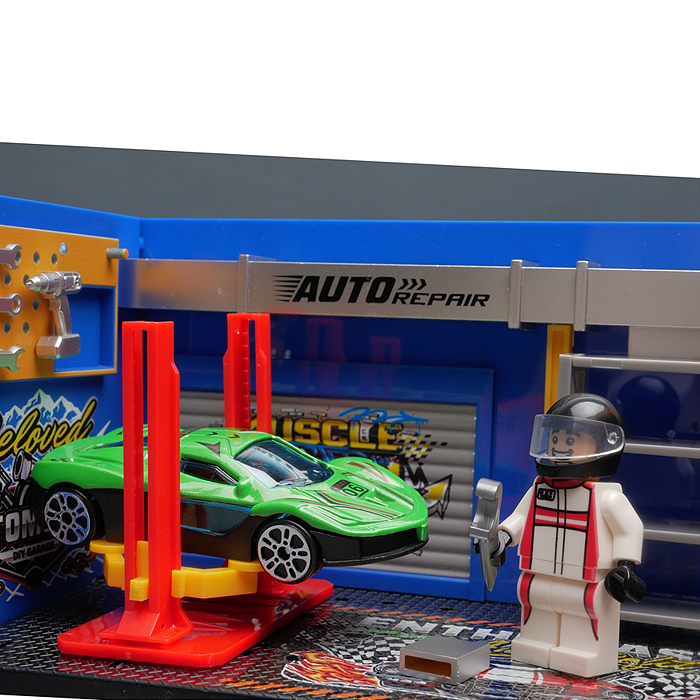 Игровой набор 91700-1 "Автосервис" в коробке
