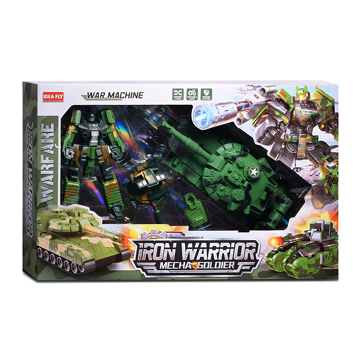 Фото к товару Робот XL91838 "Стальной броненосец" в коробке Робот XL91838 "Стальной броненосец" в коробке