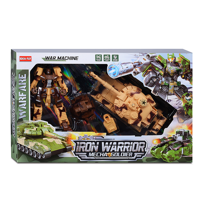 Фото к товару Робот XL91838 "Стальной броненосец" в коробке Робот XL91838 "Стальной броненосец" в коробке