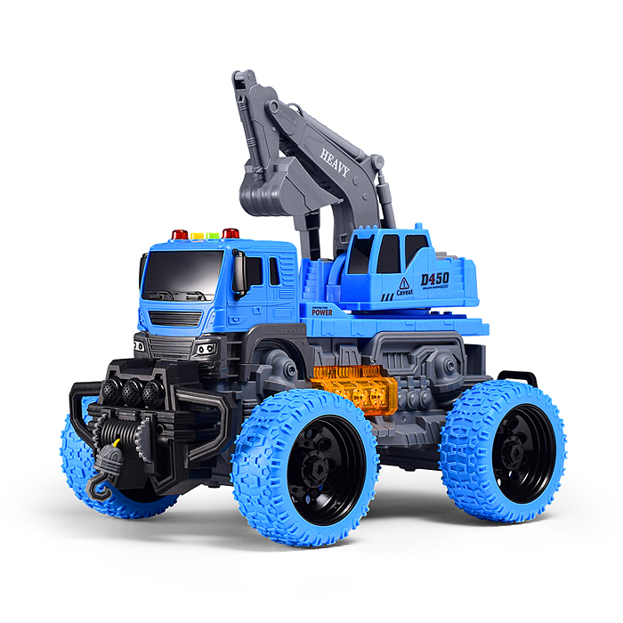 Машина JS103AS "МегаЭкскаватор" 1:16 (свет, звук) в коробке