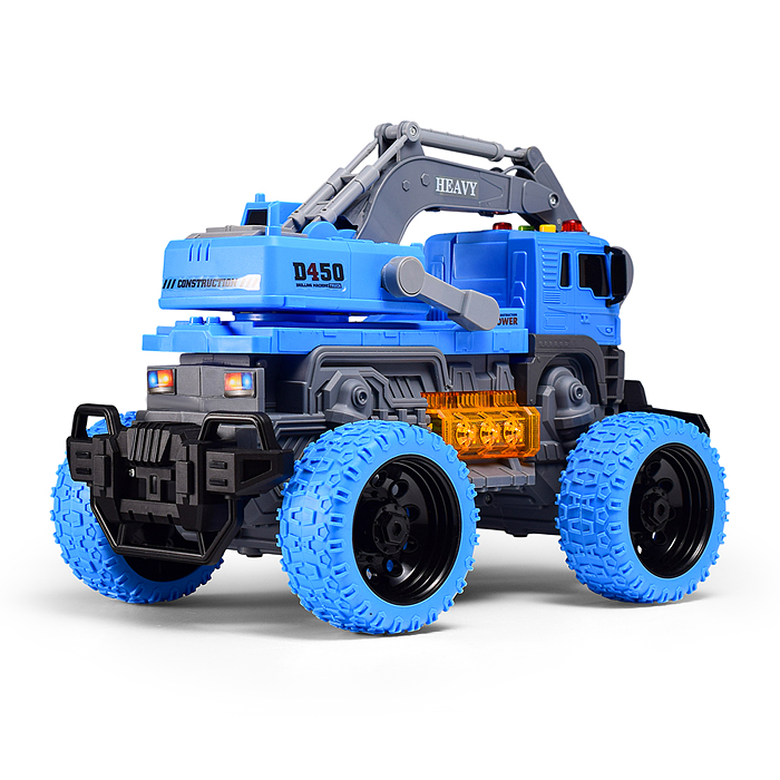 Машина JS103AS "МегаЭкскаватор" 1:16 (свет, звук) в коробке