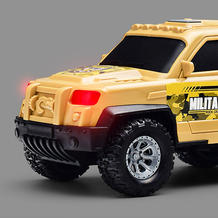 Машина JS166G "Военная служба" 1:20 (свет, звук) в коробке