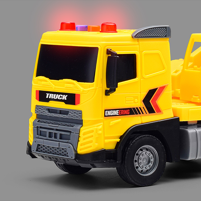 Машина JS173 "Экскаватор" 1:20 (свет, звук) в коробке