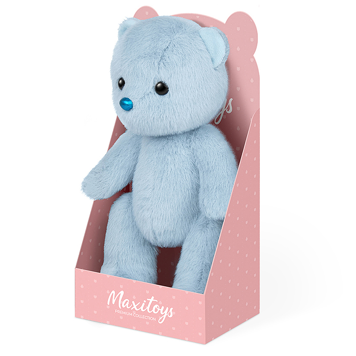 Мишка Голубой, 20 см, в коробке
