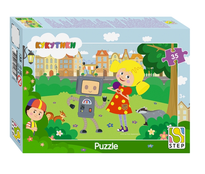 Пазл 35 "Кукутики" (Биг Папа)