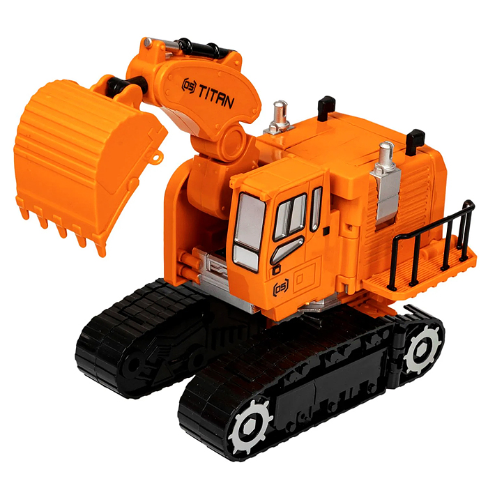 Фото к товару Трансформер 2в1 "Робот-строительная техника" Экскаватор гусеничный, метал. детали Трансформер 2в1 "Робот-строительная техника" Экскаватор гусеничный, метал. детали