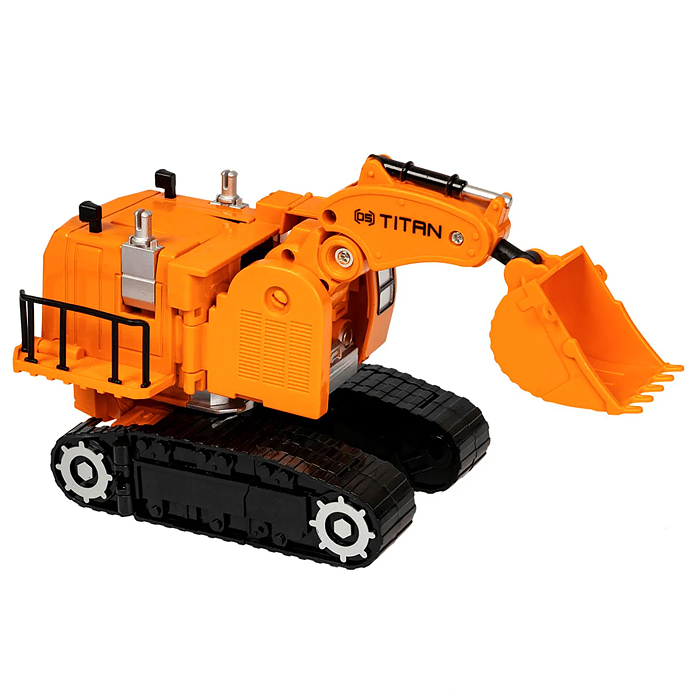 Фото к товару Трансформер 2в1 "Робот-строительная техника" Экскаватор гусеничный, метал. детали Трансформер 2в1 "Робот-строительная техника" Экскаватор гусеничный, метал. детали