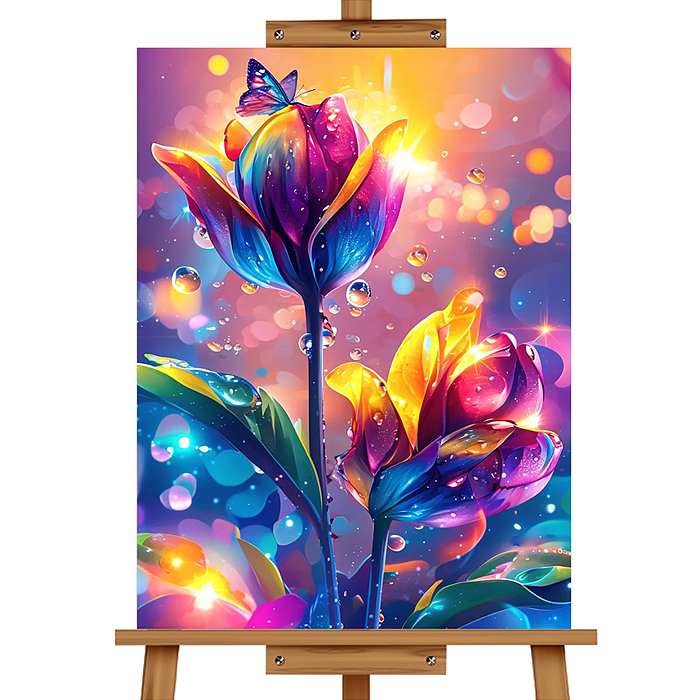 Фото к товару Мозаика алмазная MKA3020-81 "Волшебный цветок" 20*30см. Мозаика алмазная MKA3020-81 "Волшебный цветок" 20*30см.