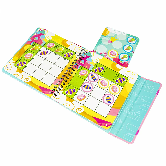 Компактные развивающие игры в дорогу "Сладкое королевство!" логическая игра