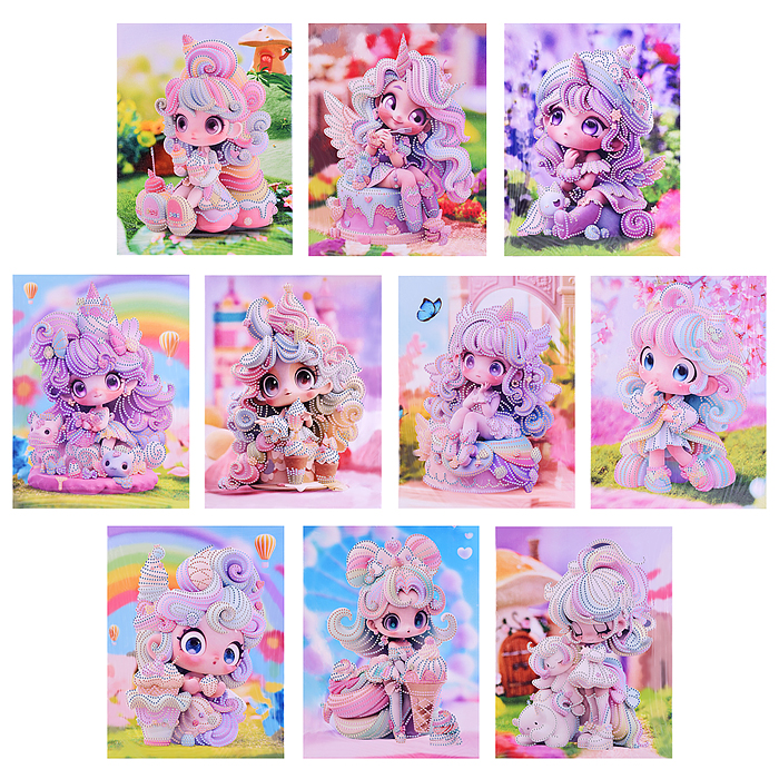 Мозаика алмазная 00-7607 "Ассорти" 23*30см Мозаика алмазная 00-7607 "Ассорти" 23*30см