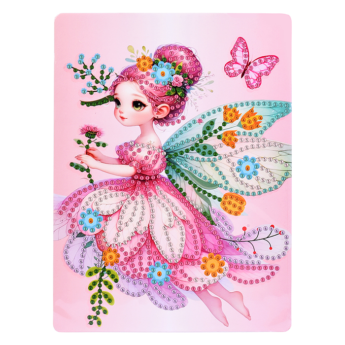 Мозаика алмазная 00-7619 "Маленькая фея" 15*20см