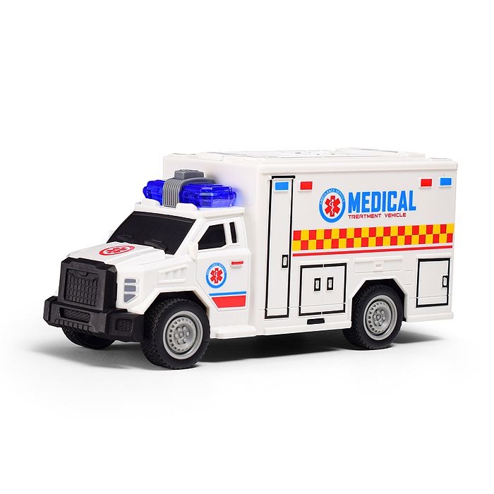 Машина JS201D "Служебное авто" 1:20 (свет, звук) в коробке