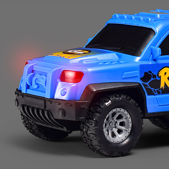 Машина JS201E "Джип" 1:20 (свет. Звук) в коробке