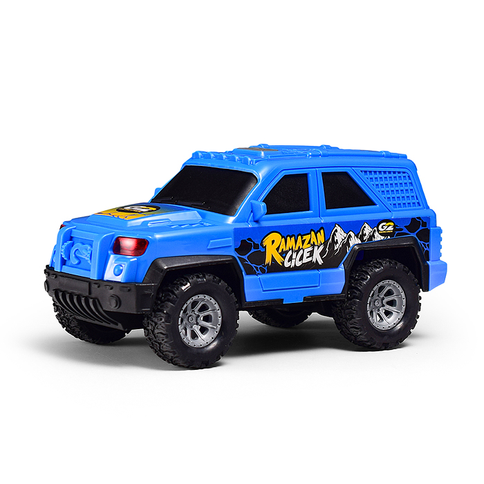 Машина JS201E "Джип" 1:20 (свет. Звук) в коробке