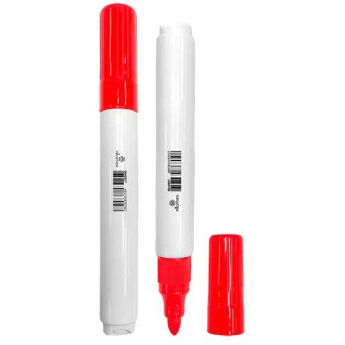 Маркер для белой доски "Attomex" круглый корпус, колпачок без клипа, пулевидный наконечник, 3 мм 