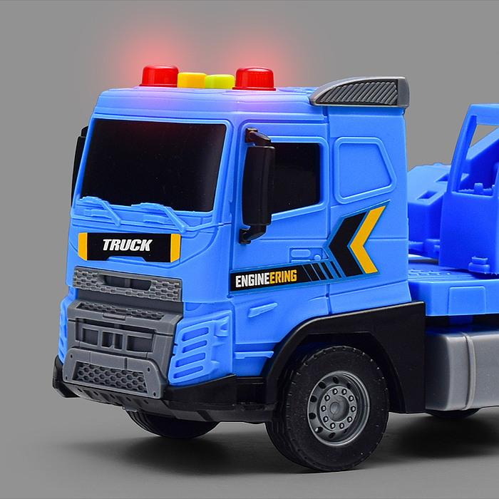 Машина JS174B "Кран" 1:20 (свет, звук) в коробке