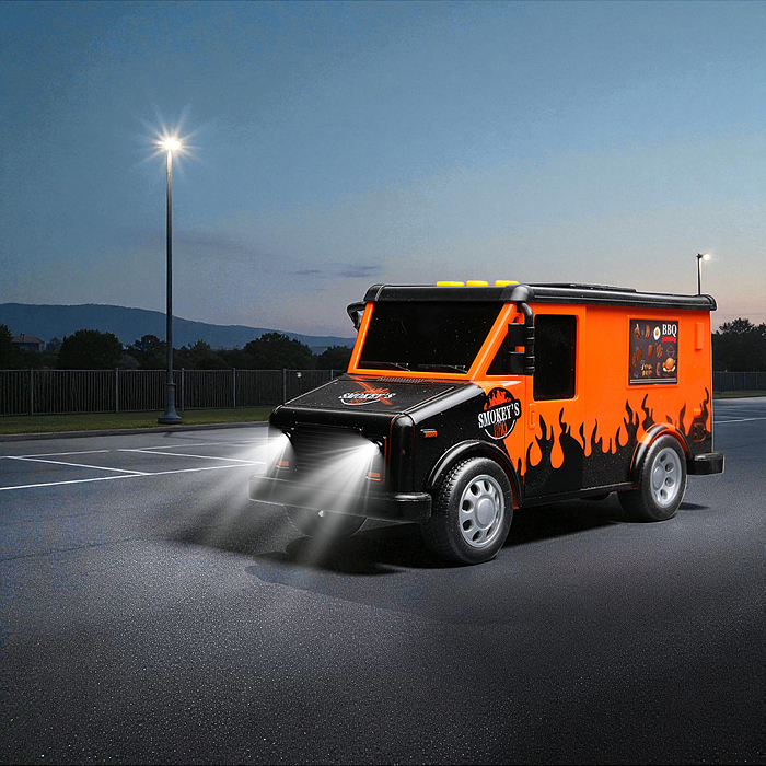 Машина WY1135C "Сафари трейлер" 1:32 (свет, звук) в коробке