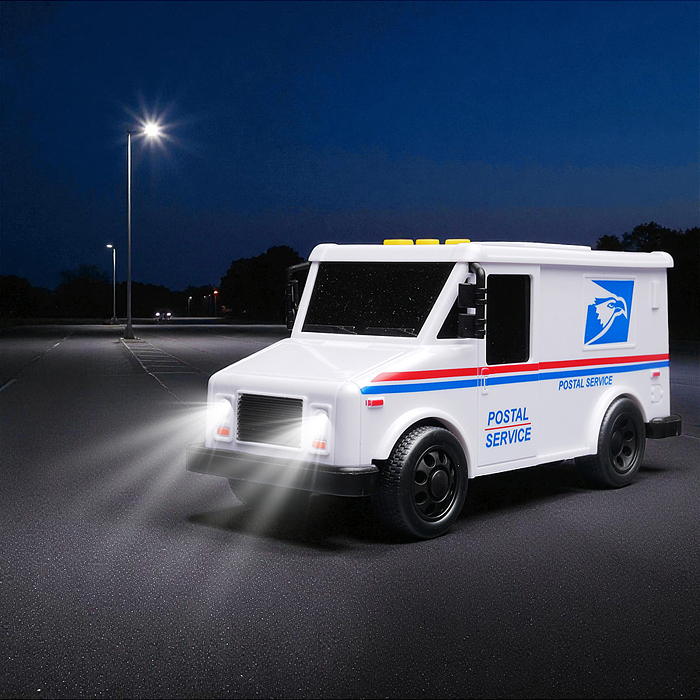 Машина WY1135A "Почта" 1:32 (свет, звук) в коробке